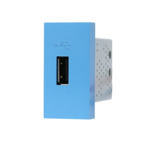 Moduł gniazda USB ładowarka niebieski - WUSB-CHARGER-69 - LIVOLO