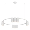Lampa wisząca - GENESIS (koło) - biały - 10xGU10 - ML0374
