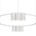 Lampa wisząca - GENESIS (koło) - biały - 10xGU10 - ML0374