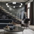 Lampa wisząca - GENESIS (koło) - biały - 15xGU10 - ML0377 - realizacja