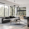 Lampa wisząca - GENESIS (koło) - czarny - 15xGU10 - ML0376 - realizacja