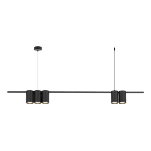 Lampa wisząca - GENESIS (listwa) - czarny - 5xGU10 - ML0367
