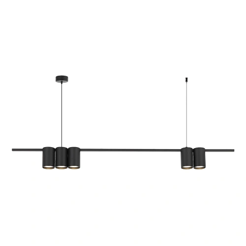 Lampa wisząca - GENESIS (listwa) - czarny - 5xGU10 - ML0367