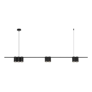 Lampa wisząca - GENESIS (listwa) - czarny - 7xGU10 - ML0370