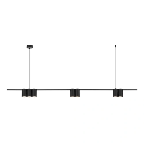 Lampa wisząca - GENESIS (listwa) - czarny - 7xGU10 - ML0370