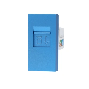 Moduł gniazda komputerowego RJ45 niebieski - WK-1-69 - LIVOLO