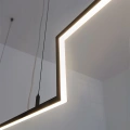 Łącznik dwupłaszczyznowy "AC01" do profili aluminiowych LED - 90° - realizacja