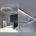 Łącznik kątowy "AC01" do profili aluminiowych LED - 120° - prezentacja