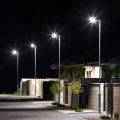 Solarna latarnia uliczna LED VIA z panelem fotowoltaicznym i pilotem - 200W 2400lm 6000K IP54 - EKO9096- realizacja