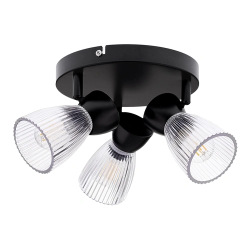 Lampa sufitowa - BEST (round) - czarny - 3xE14 - ML9973