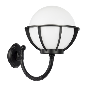 Lampa elewacyjna 1x E27 - KULE Z KOSZYKIEM 250 K 3012/1/KPO 250