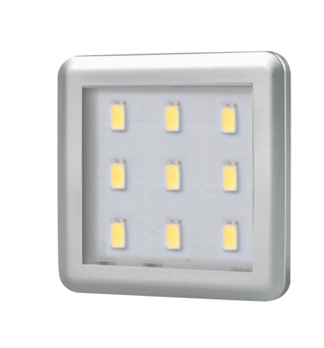 Punktowa oprawa meblowa LED SQUARE3 - Aluminium - 12V 2,5W