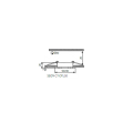 Sufitowa oprawa ozdobna SEIDY CT-DTL50-B - ruchoma - aluminium - rysunek techniczny