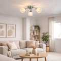 Lampa sufitowa - CLARA - chrom - 3xE27 - ML2758 - realizacja