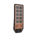 Solarna latarnia uliczna LED KERS z panelem fotowoltaicznym i pilotem - 200W 1200lm 6500K IP44 - EKO0546 - panel solarny