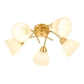 Lampa sufitowa - CLARA - złoty - 5xE27 - ML2761