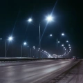Solarna latarnia uliczna LED KERS II z panelem fotowoltaicznym i pilotem - 300W 1200lm 6500K IP65 - EKO1191- realizacja