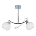 Lampa sufitowa - CONNOR - biały/chrom - 2xE27 - MLP0876