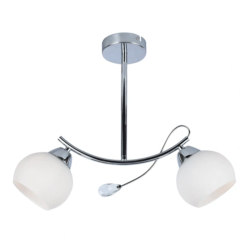 Lampa sufitowa - CONNOR - biały/chrom - 2xE27 - MLP0876