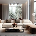 Lampa sufitowa - CONNOR - chrom - 3xE27 - MLP0874 - realizacja