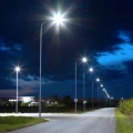 Solarna latarnia uliczna LED KOBRA z panelem fotowoltaicznym i pilotem - 200W 1700lm 6500K IP65 - EKO0548 - realizacja