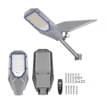 Solarna latarnia uliczna LED KOBRA z panelem fotowoltaicznym i pilotem - 200W 1700lm 6500K IP65 - EKO0548 - zestaw z panelem słonecznym