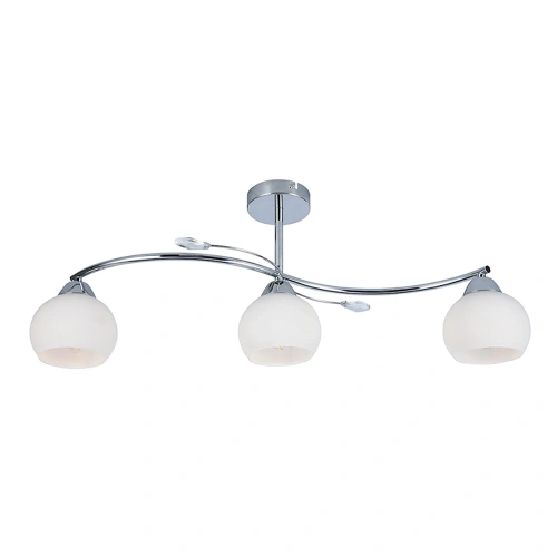 Lampa sufitowa - CONNOR - biały/chrom - 3xE27 - MLP0877