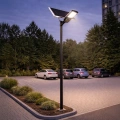 Solarna latarnia uliczna LED KOBRA z panelem fotowoltaicznym i pilotem - 400W 2400lm 4000K IP65 - EKO2512 - realizacja