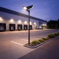 Solarna latarnia uliczna LED KOBRA z panelem fotowoltaicznym i pilotem - 400W 2400lm 4000K IP65 - EKO2512- realizacja