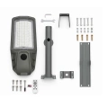Solarna latarnia uliczna LED KOBRA z panelem fotowoltaicznym i pilotem - 400W 2400lm 4000K IP65 - EKO2512 -  zestaw