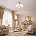 Lampa sufitowa - ELLA - chrom - 5xE27 - ML2763 - realizacja