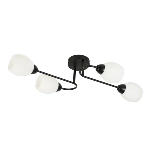 Lampa sufitowa - KING - czarny - 4xE27 - ML2755