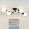 Lampa sufitowa - KING - czarny - 4xE27 - ML2755 - realizacja