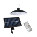 Lampa solarna LED SATURN pojedyncza z panelem fotowoltaicznym i pilotem - 6W 80lm 4000K IP44 - EKO9150