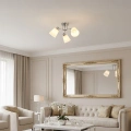 Lampa sufitowa - PAFOS - chrom - 3xE27 - ML2260 - realizacja