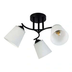 Lampa sufitowa - PAFOS - czarny - 3xE27 - ML2257