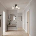 Lampa sufitowa - PAFOS - czarny - 3xE27 - ML2257 - realizacja