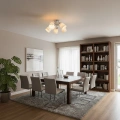 Lampa sufitowa - PAFOS - chrom - 5xE27 - ML2261 - realizacja