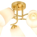 Lampa sufitowa - PAFOS - złoty - 5xE27 - ML2766