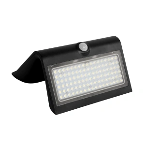 Lampa solarna LED BUTTERFLY - czarna - 6,8W 800lm 4000K IP65 -  EKO3881