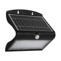 Lampa solarna LED BUTTERFLY - czarna - 6,8W 800lm 4000K IP65 - EKO3881