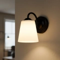 Lampa ścienna - PAFOS - czarny - 1xE27 - ML2256 - realizacja