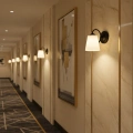 Lampa ścienna - PAFOS - czarny - 1xE27 - ML2256 - realizacja