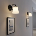 Lampa ścienna - PAFOS - czarny - 1xE27 - ML2256 - realizacja