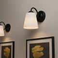 Lampa ścienna - PAFOS - czarny - 1xE27 - ML2256 - realizacja