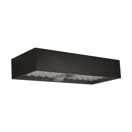 Lampa solarna LED BRICK - czarna - 6W 800lm 4000K IP65 - EKO9181