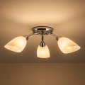Lampa sufitowa - PORTOS - chrom - 3xE14 - ML2266 - realizacja