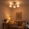 Lampa sufitowa - PORTOS - chrom - 5xE14 - ML2267 - realizacja