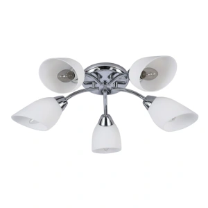Lampa sufitowa - PORTOS - chrom - 5xE14 - ML2267
