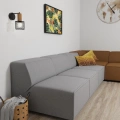 Lampa ścienna - kinkiet LED SOBRESA Czarny 1xE27 - MLP8558- realizacja
